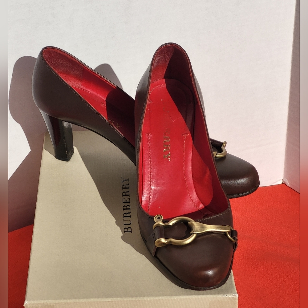 Burberry Horsebit heels